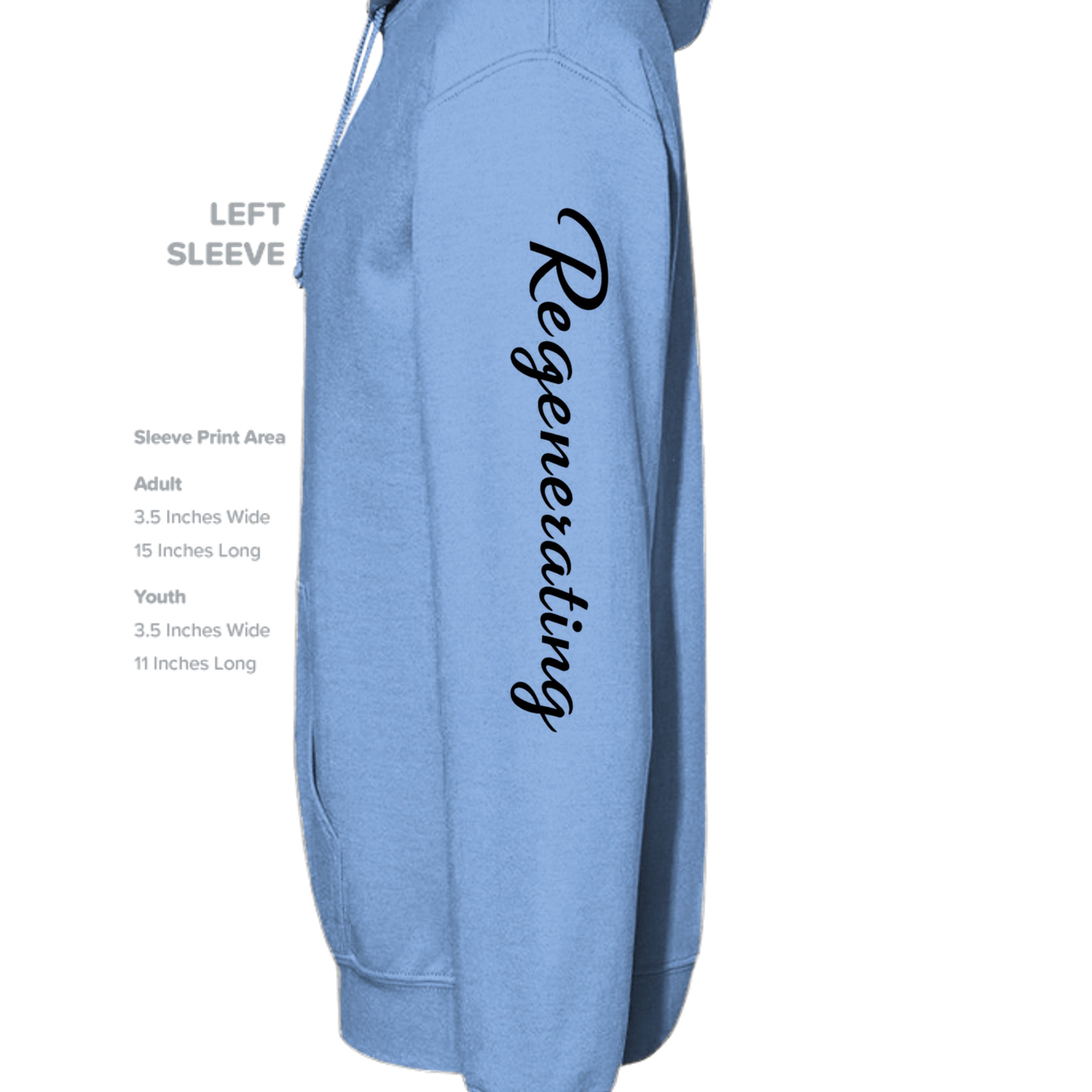 Carolina Blue - SF500 - SLEEVE_LEFT
