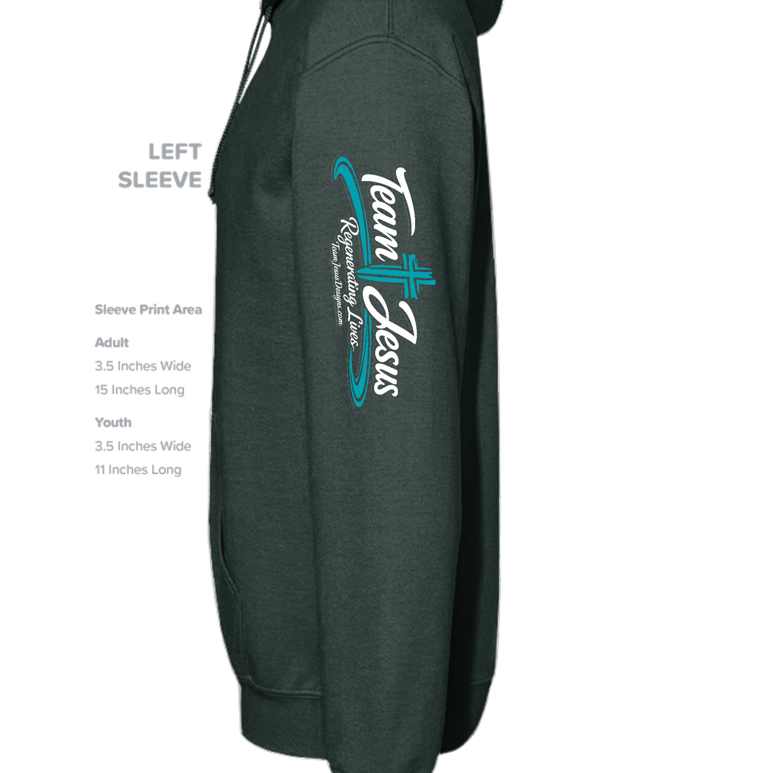 FOREST GREEN - SF500 - SLEEVE_LEFT