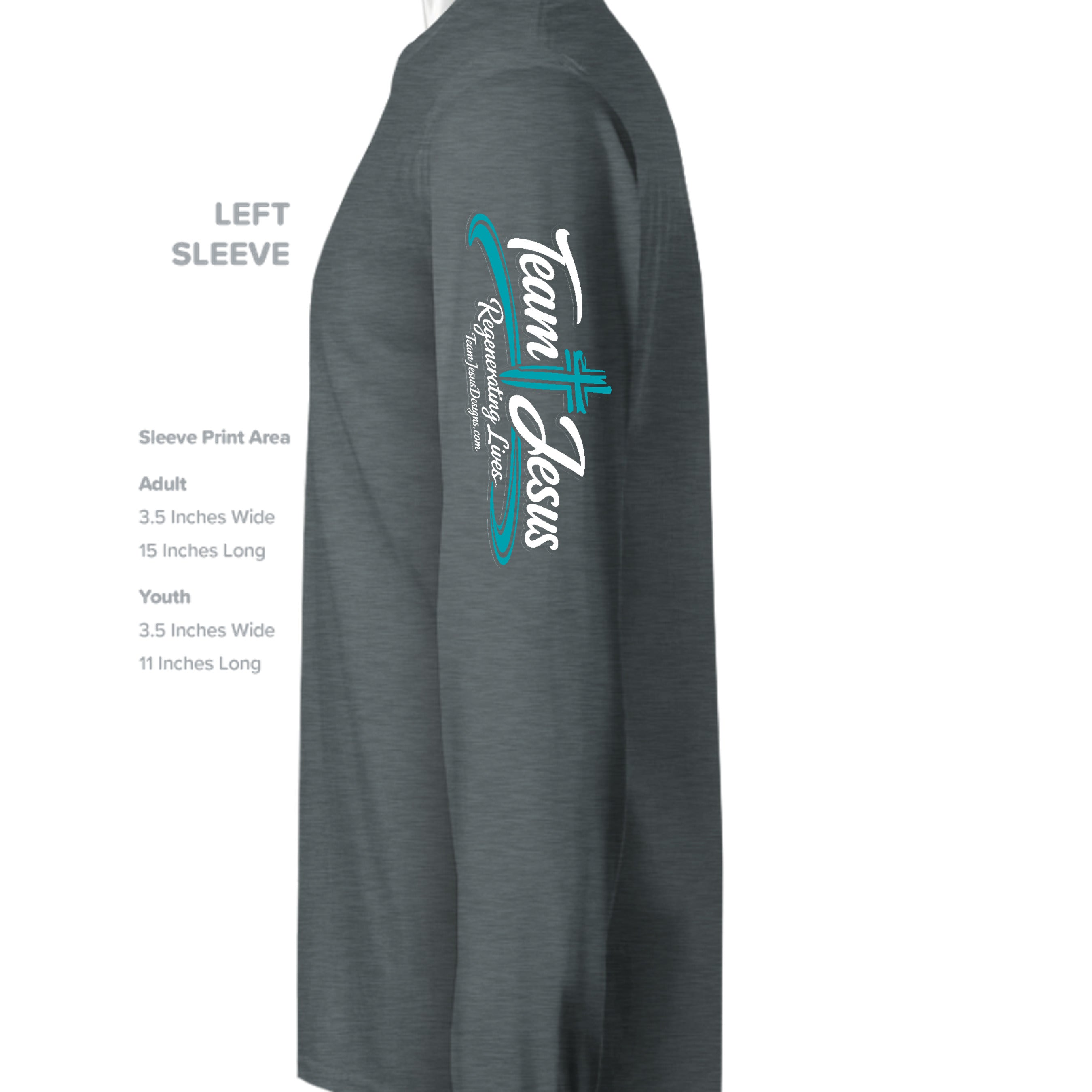 DARK HEATHER - SF000 - SLEEVE_LEFT