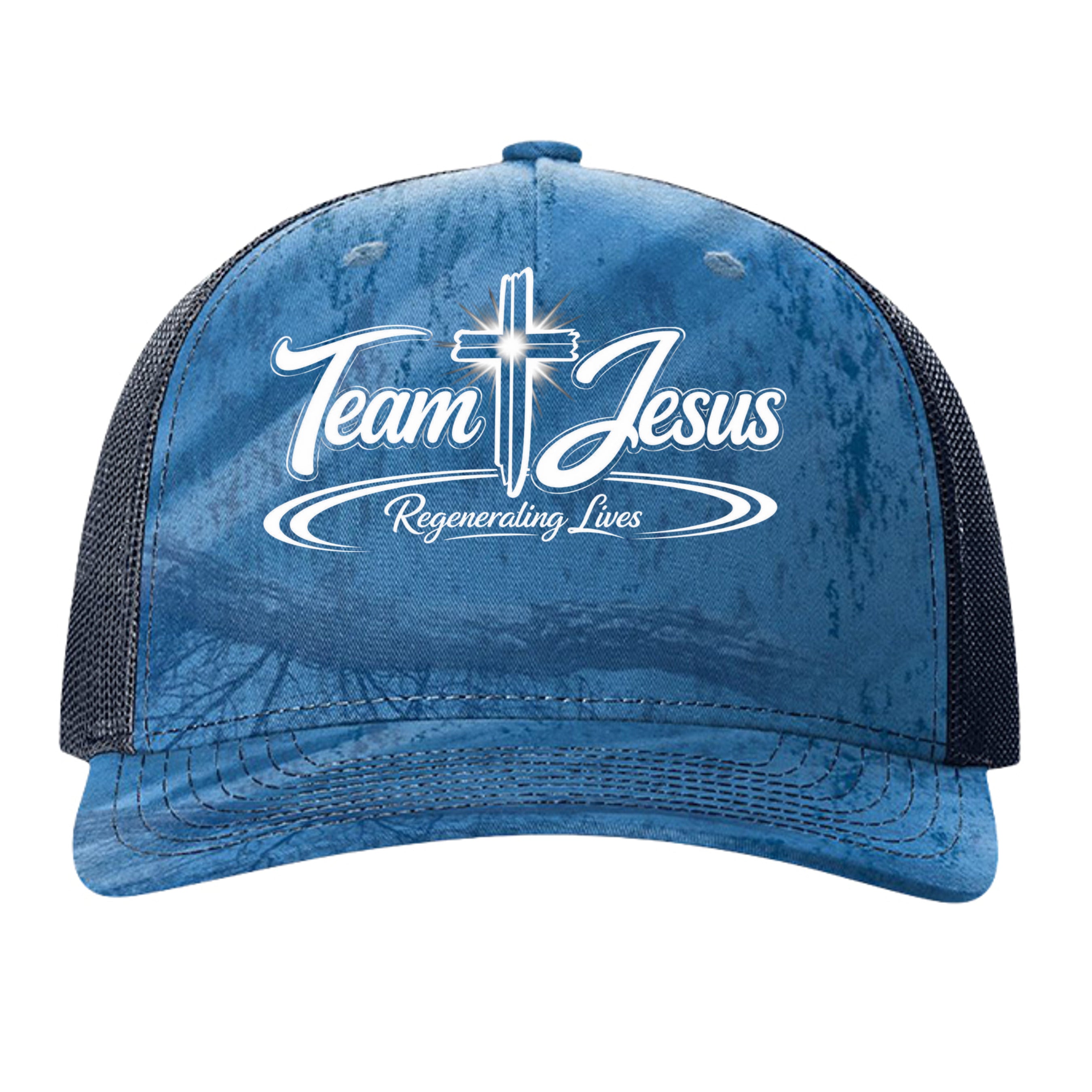 Realtree Fishing Light Blue/ Navy - 112PFP - FRONT