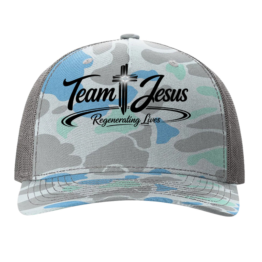 Saltwater Duck Camo/ Charcoal - 112PFP - FRONT