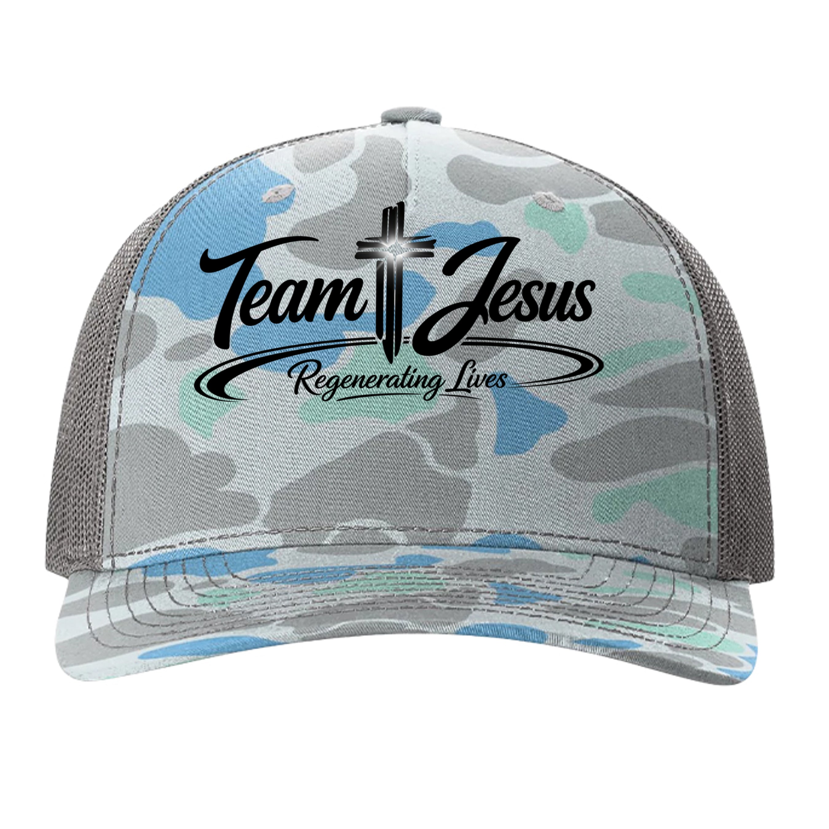 Saltwater Duck Camo/ Charcoal - 112PFP - FRONT
