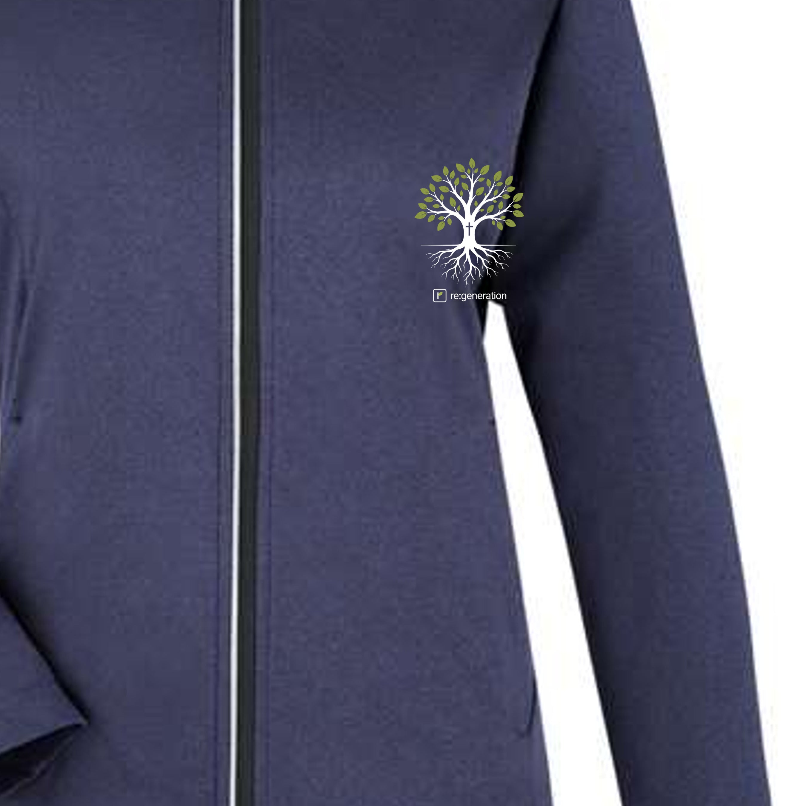 Classic Navy Heather - CE708W - FRONT